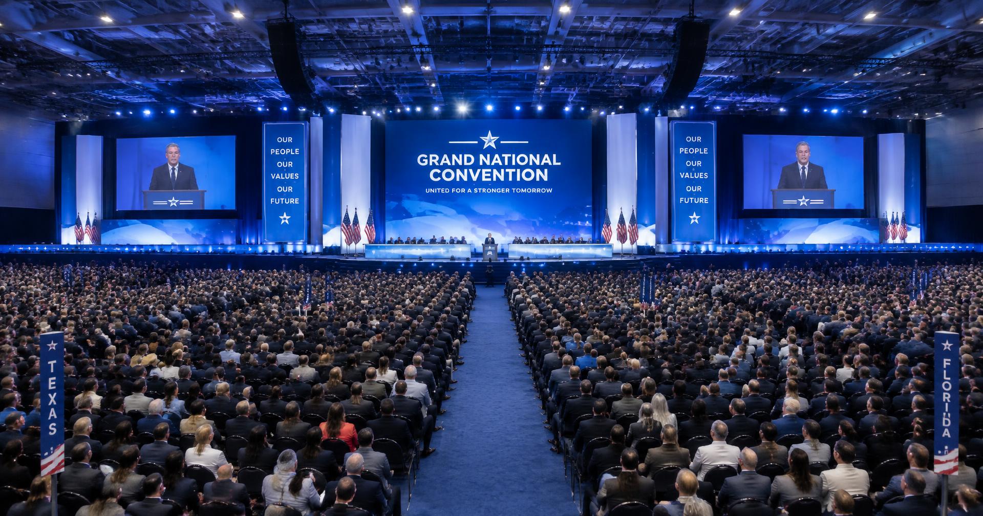 Encuentro nacional en recinto de convenciones